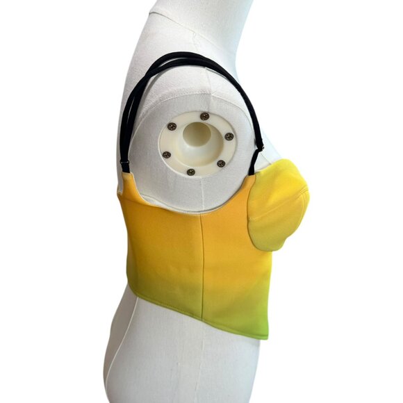 Sammy B Corset detail Top.  Green & Yellow ombre, evening, festival size… - Picture 5 of 8